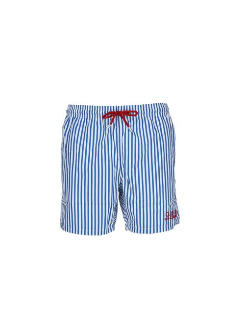 Beach swimsuit man stripes Saint Barth MC2 | Swim Shorts | GUS104845D61